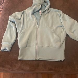 Teal sweat suit hoodie and sweats